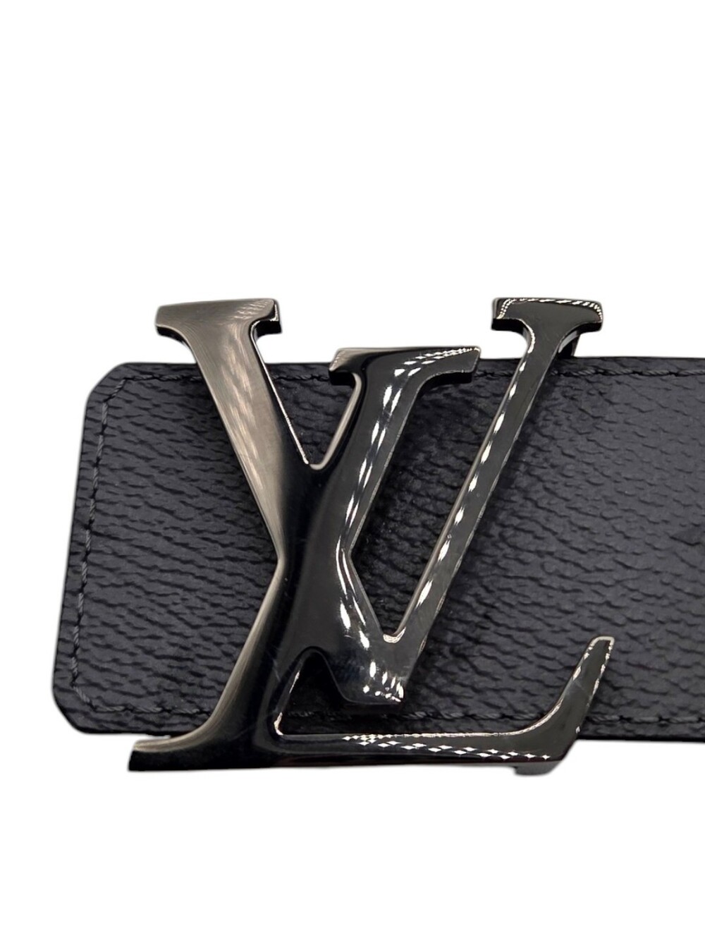 Louis Vuitton Black Leather LV Reversible Belt - Picture 3 of 6